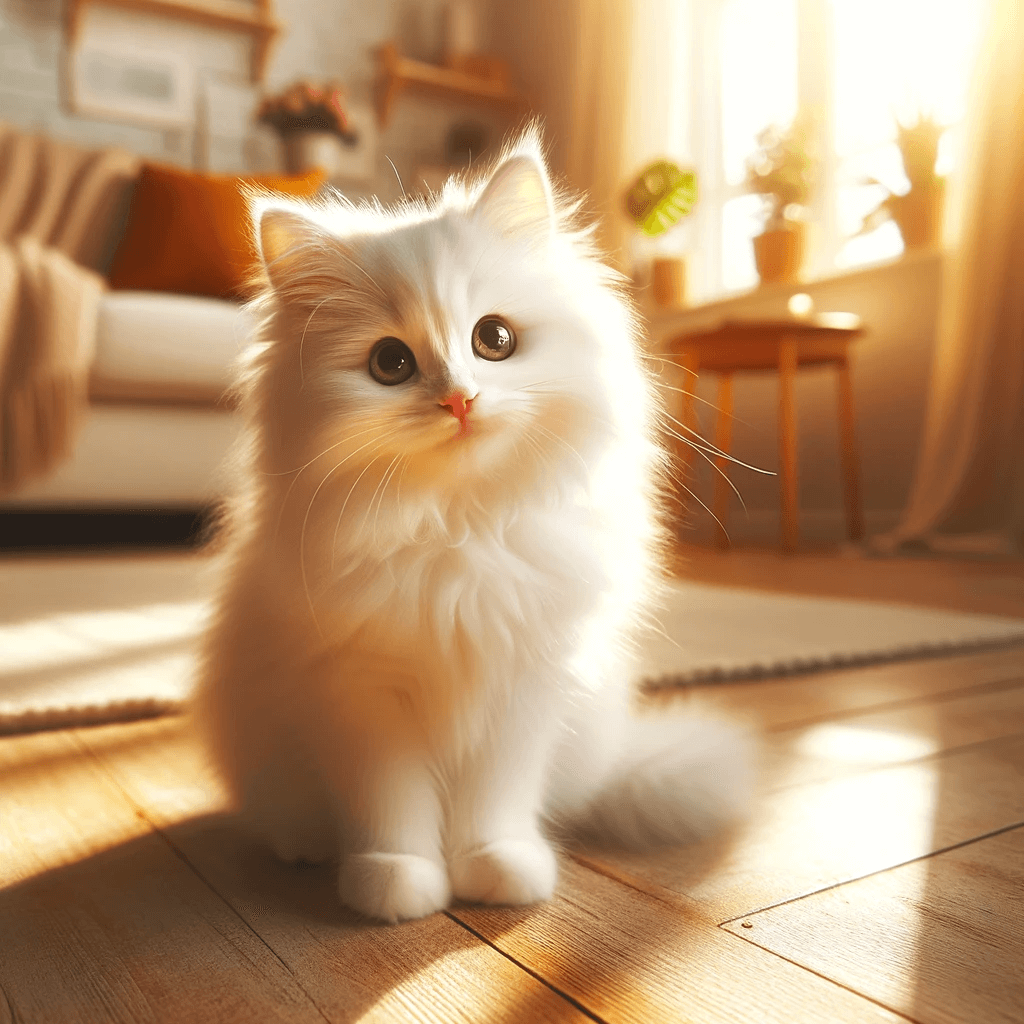 흰고양이 한마리