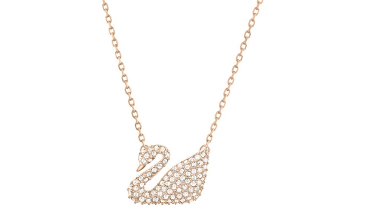 스와로브스키 스완 목걸이