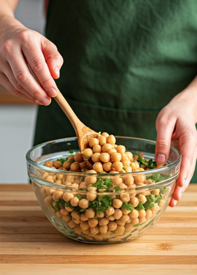 병아리콩 샐러드 레시피 만드는 법