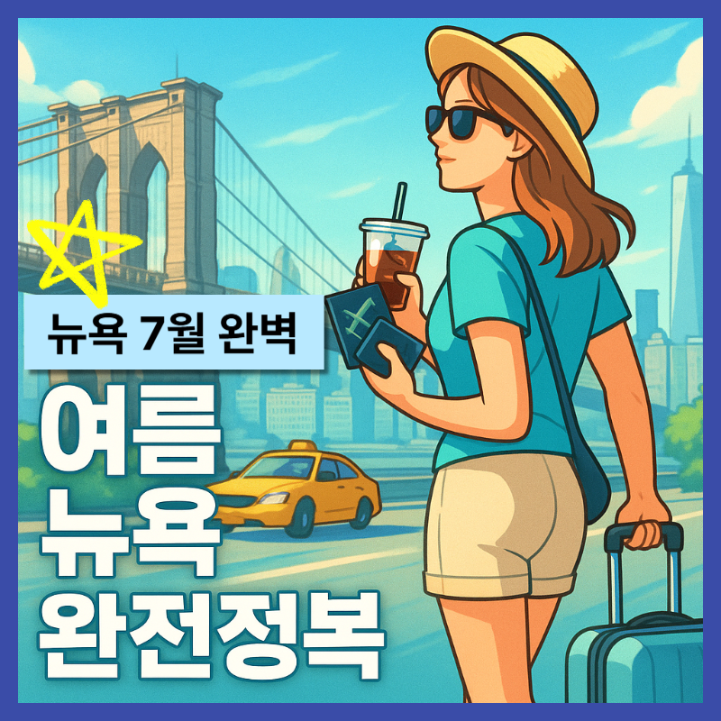 7월 뉴욕 여행 총정리 ❘ 날씨, 옷차림, 준비물, 이벤트 완벽 가이드
