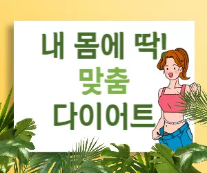 다이어트 성공 전략: 나에게 맞는 계획 세우기
