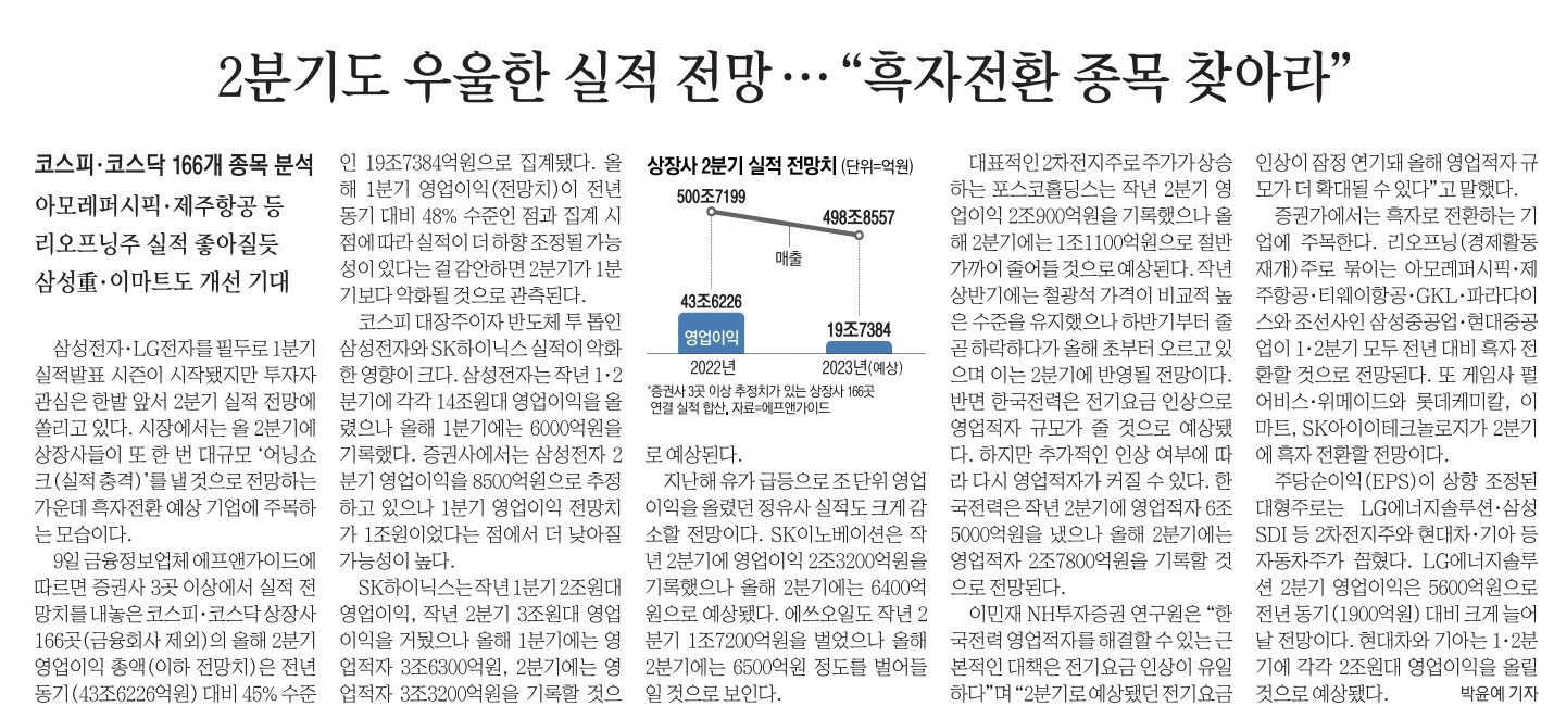 23년 4월10일 신문스크랩 13