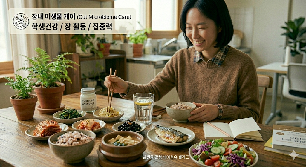 장내 미생물 케어 (학생건강, 장활동, 집중력)