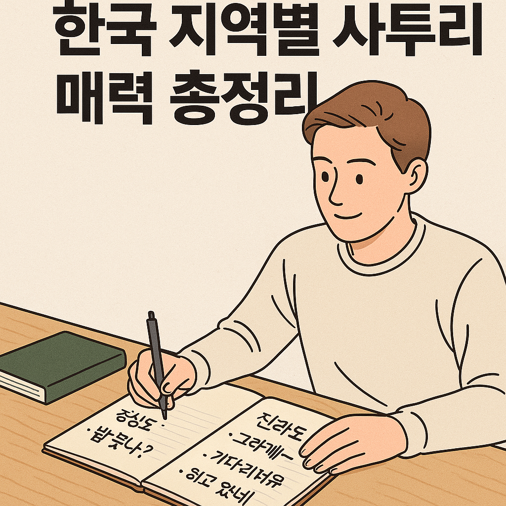 한국 사투리를 통한 학습법