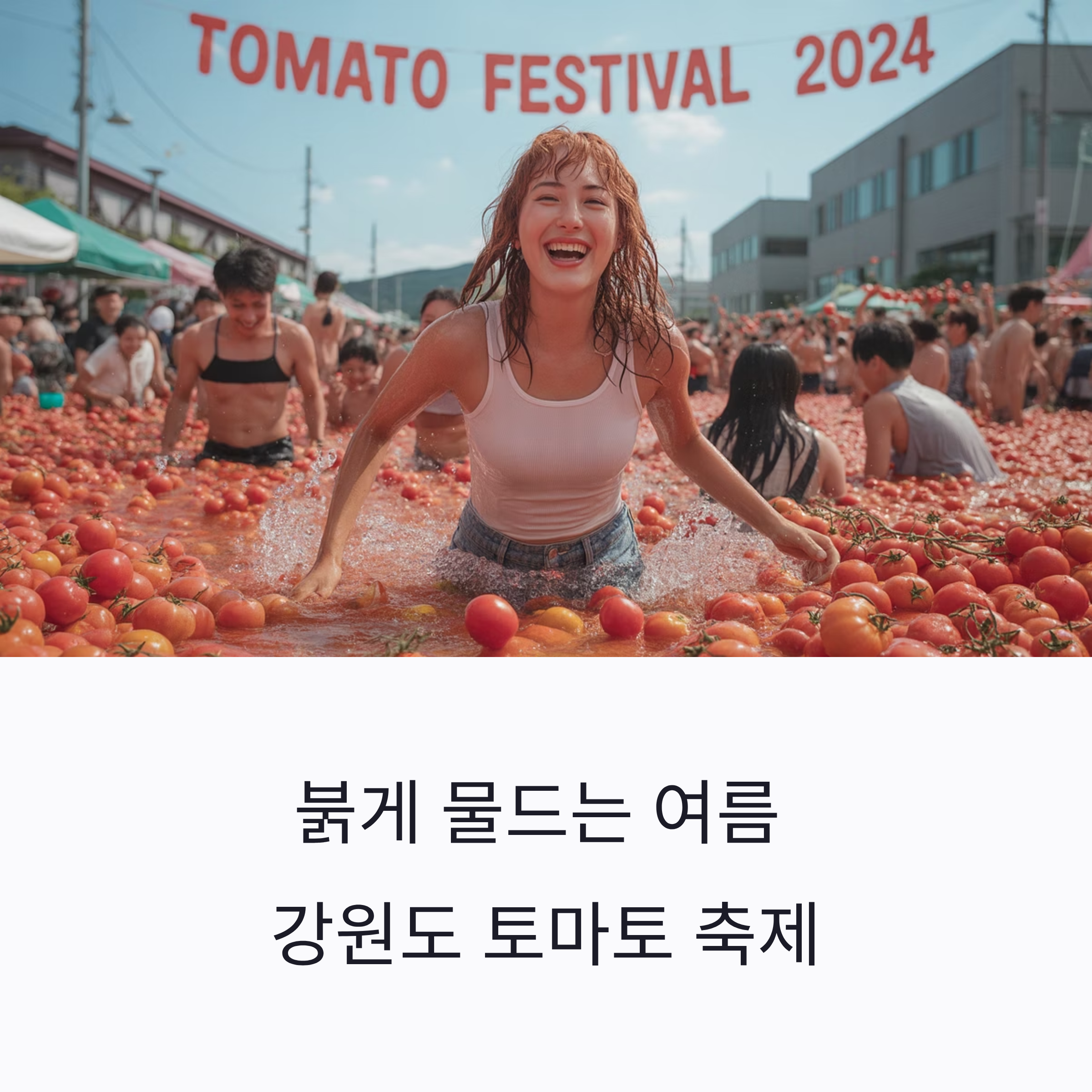 토마토 축제에 빠지다, 강원도 여름의 또 다른 매력