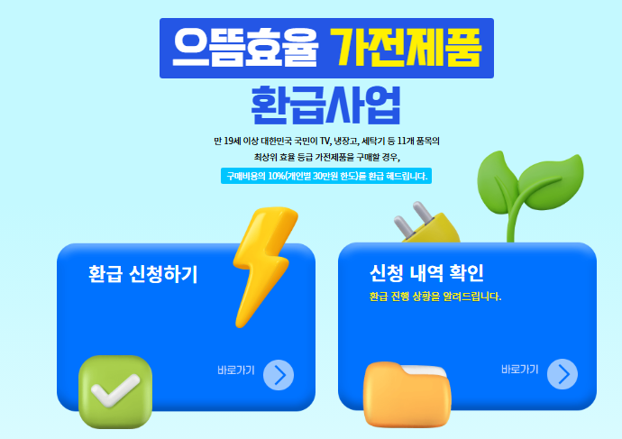 2025 으뜸효율 가전제품 환급사업