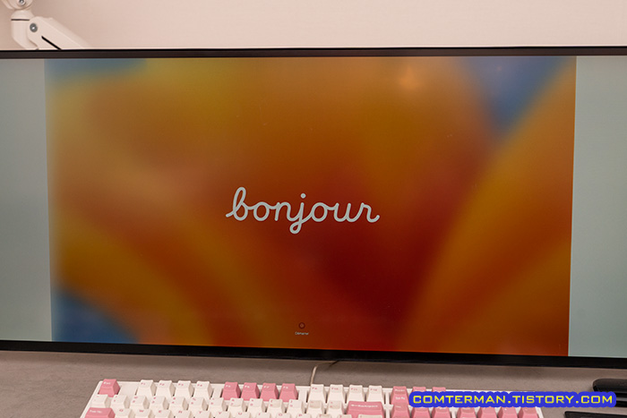 맥미니 M2 초기 화면