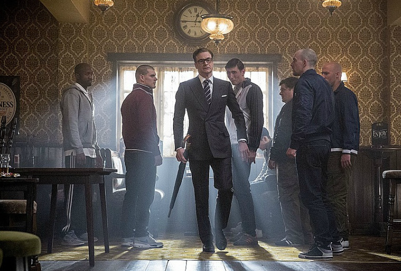 영화 <킹스맨> 관련 이미지