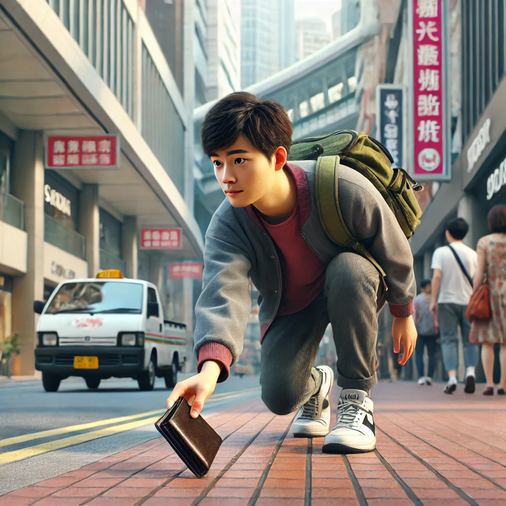 지갑을 발견하고 돈을 줍는 꿈