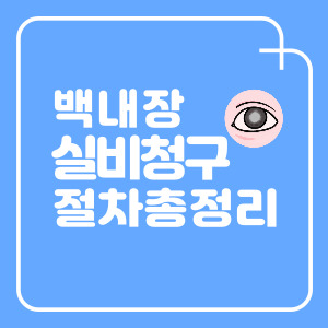 백내장 실비청구 절차 총정리