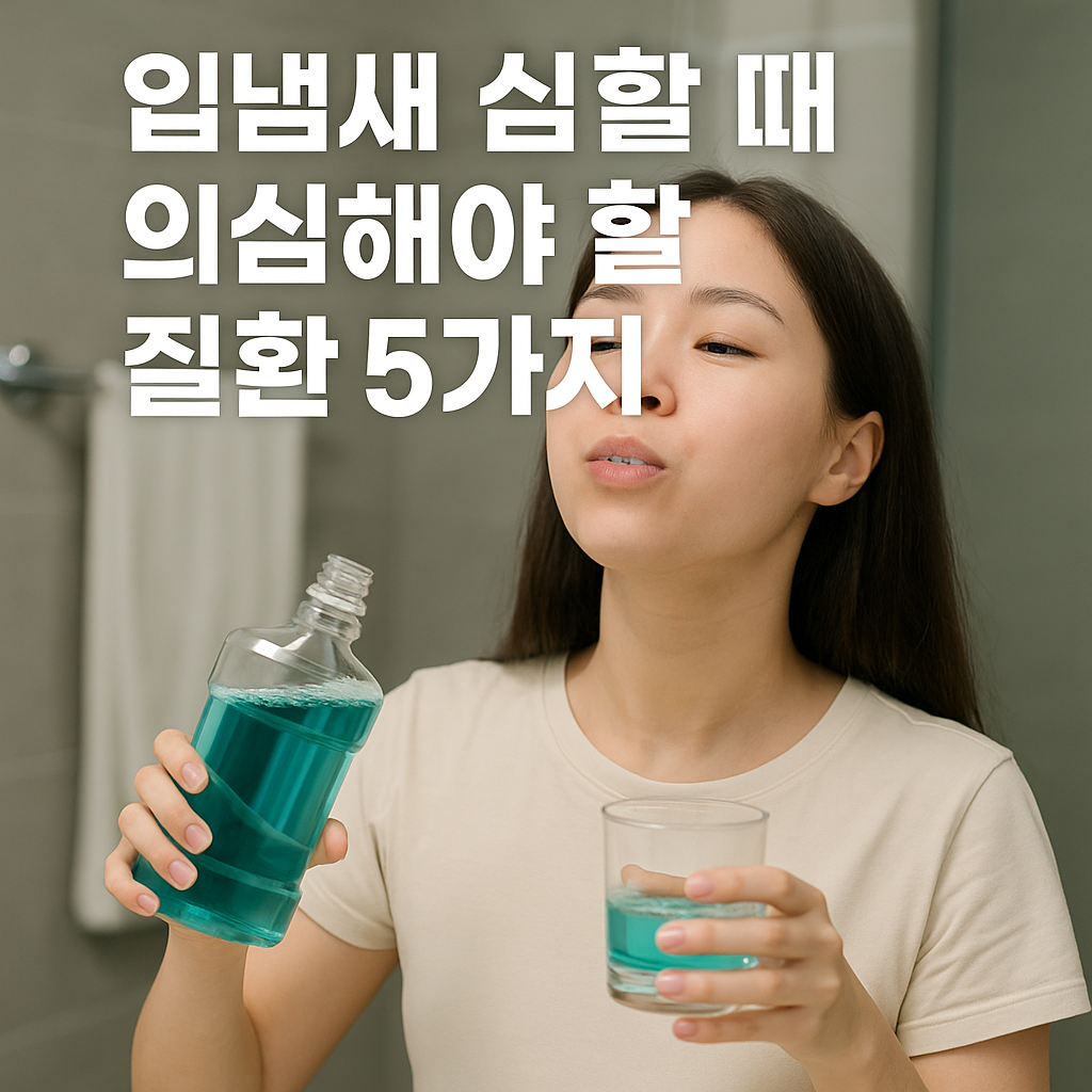 아침마다 입냄새 심한 이유 단순한 양치 문제 아닙니다