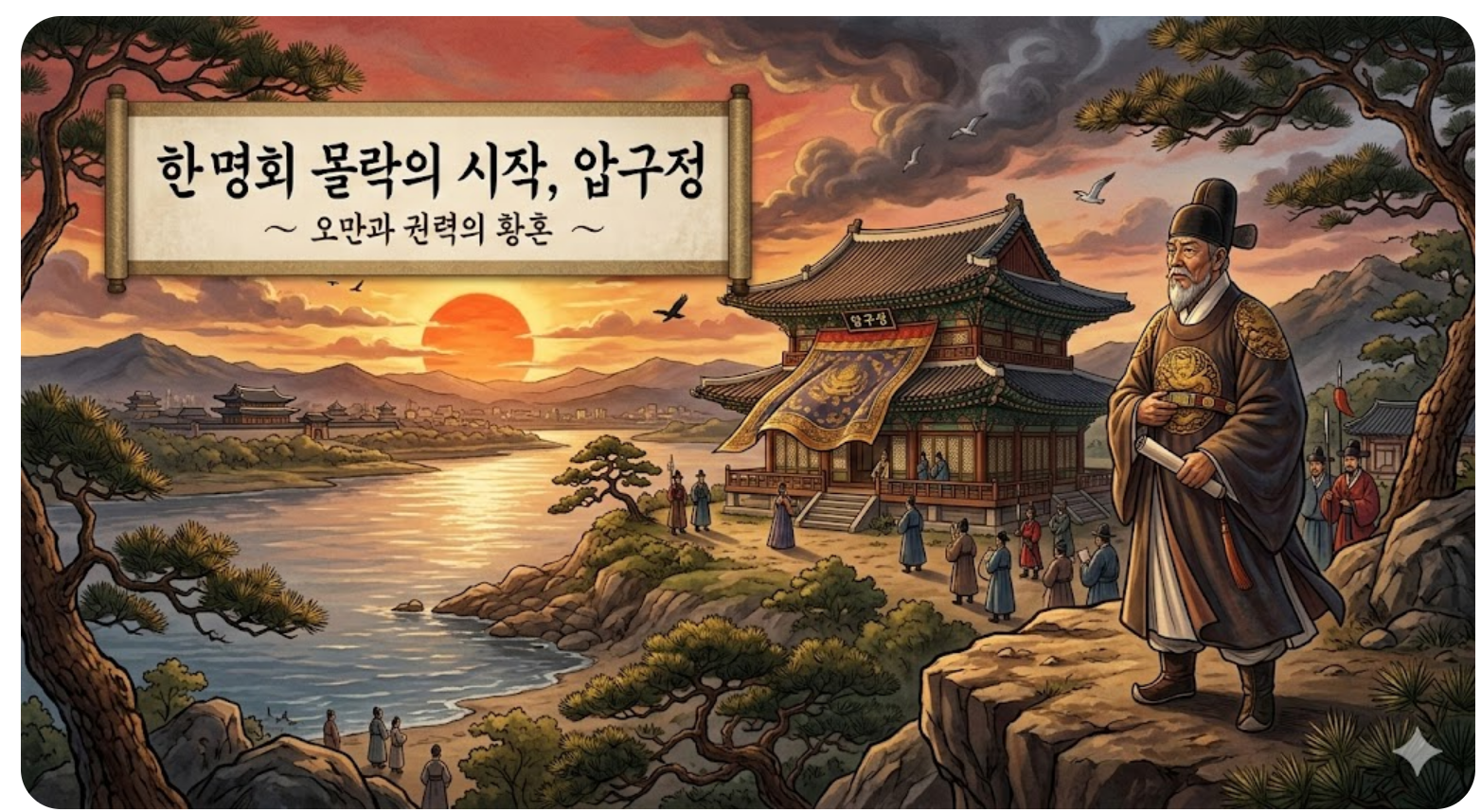 한명회 압구정에 얽힌 오만과 권력의 몰락