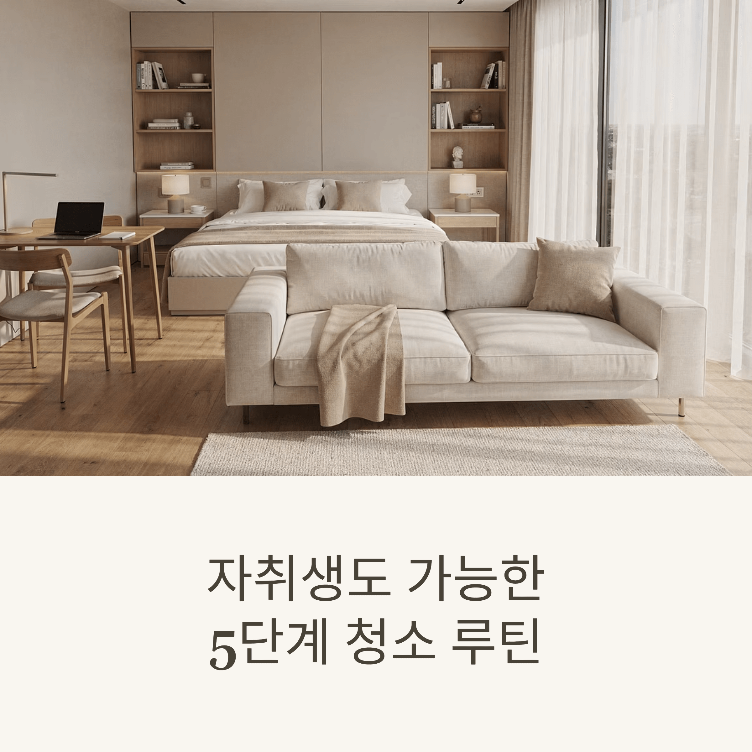 자취생도 가능한 5단계 청소 루틴