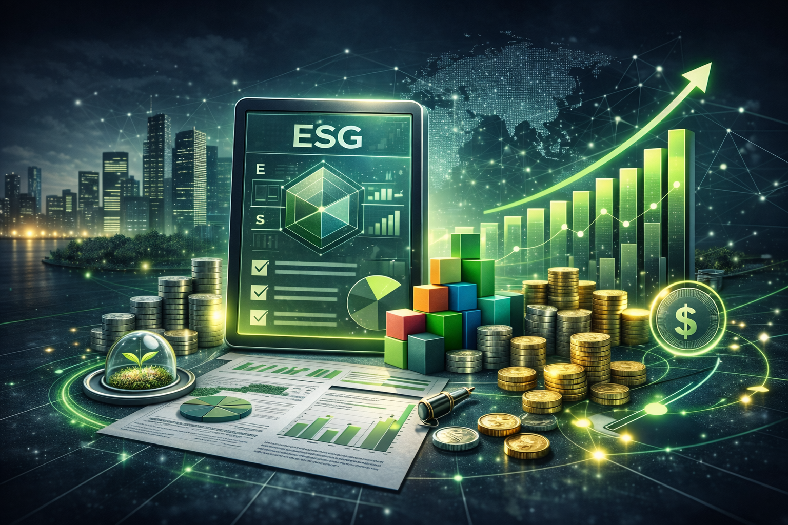 2026년 ESG 공시 확대와 투자&middot;신용등급 영향
Scope, 투자시장 영향, 자본 비용, 신용등급