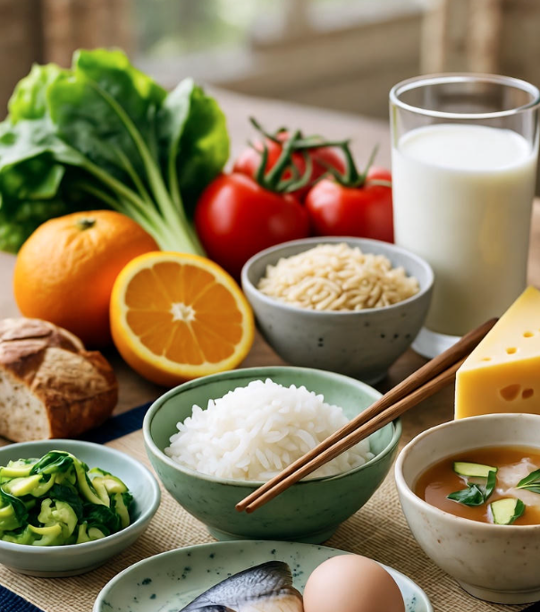 균형 잡힌 영양소 관련 사진