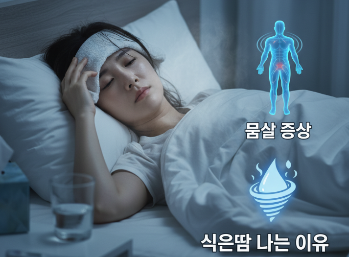 몸살 증상, 식은땀이 나는 이유는 무엇일까?