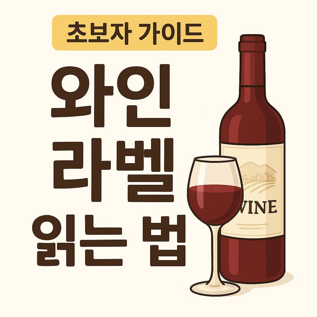 와인 라벨 읽는 법 &ndash; 초보자도 금방 이해하는 실전 가이드