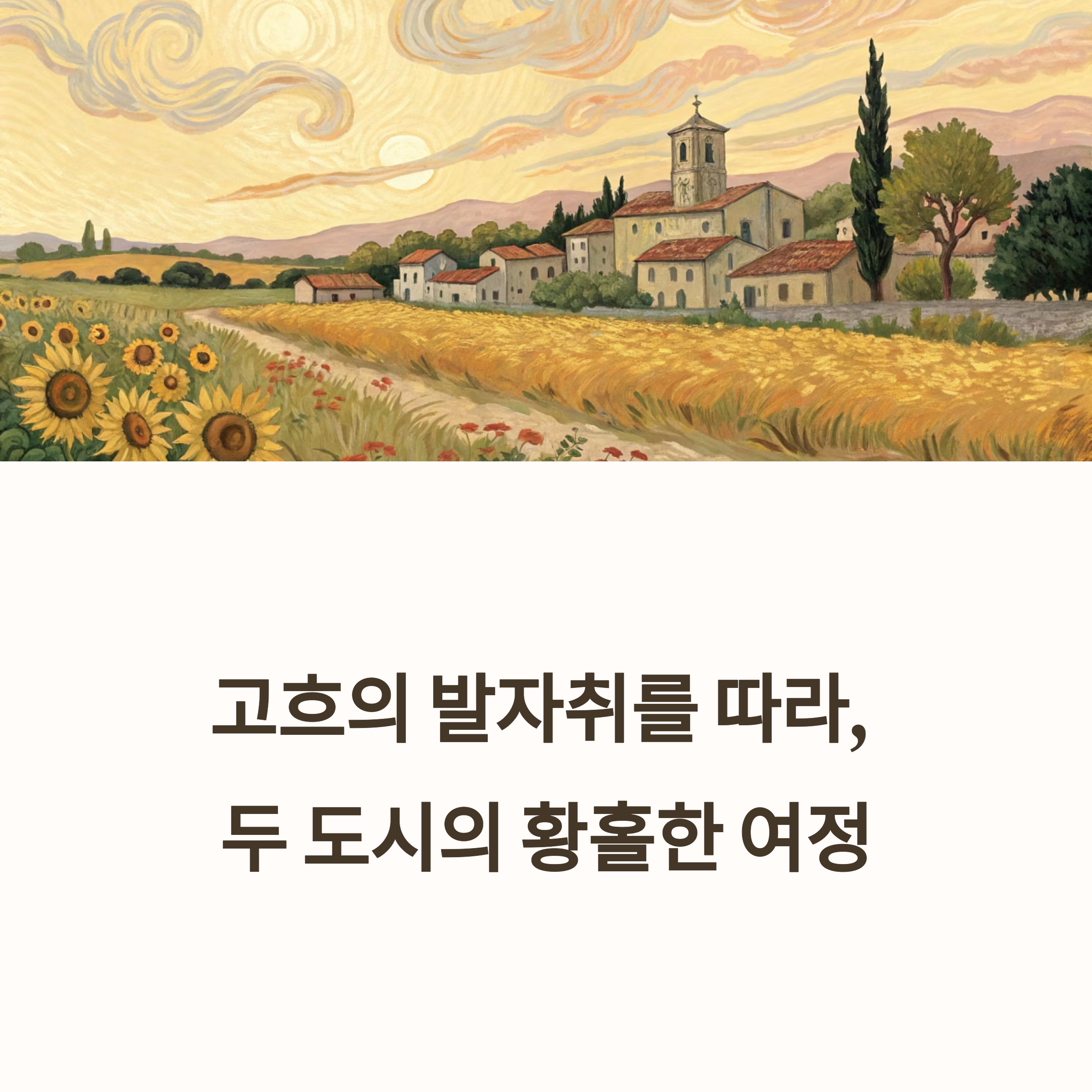 프랑스 아를과 오베르 쉬르 우아즈 여행기