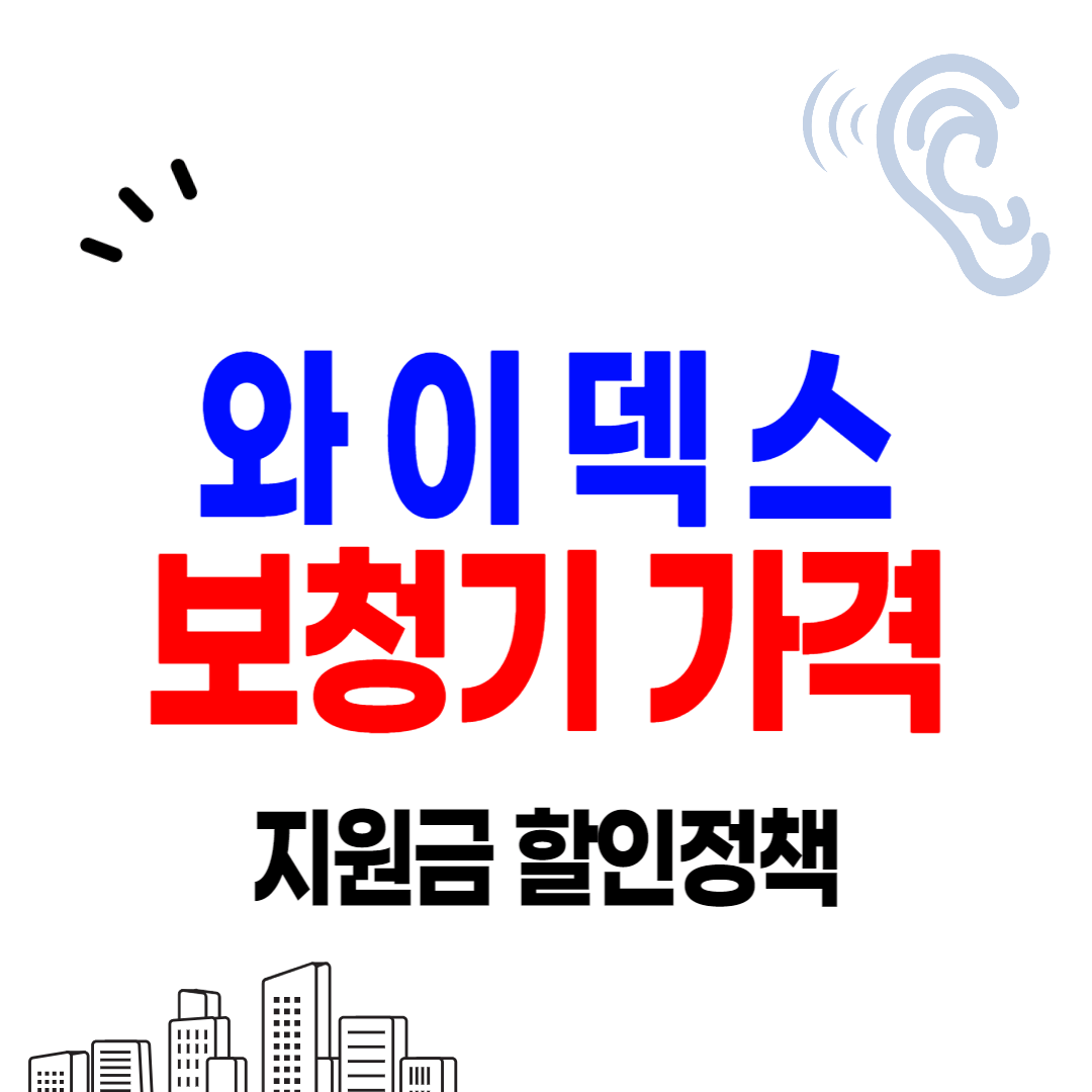 와이덱스 보청기 가격비교 후기 장단점