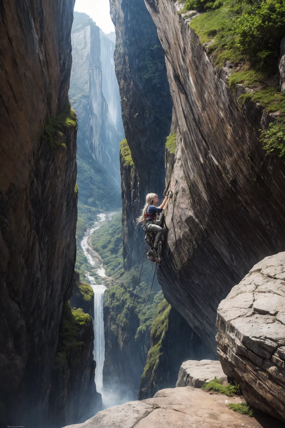 Stable diffusion AI Picture-Climbing