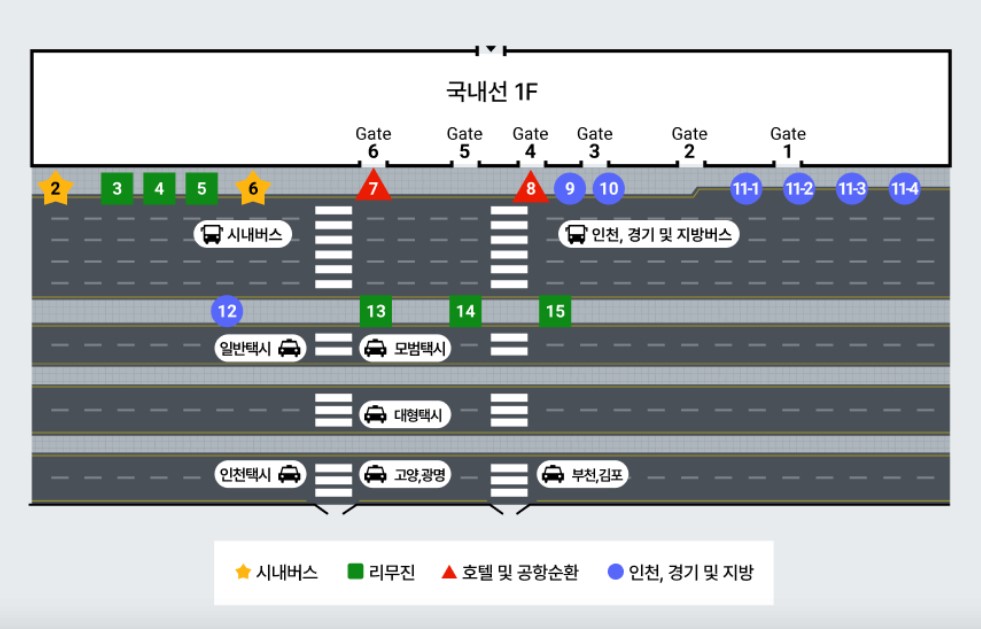 당진 김포공항 리무진 버스 노선 시간표 요금 예약 방법