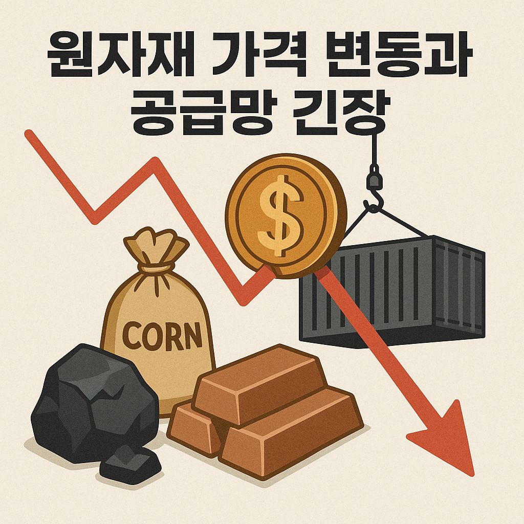 원자재 가격 변동과 공급망 긴장
