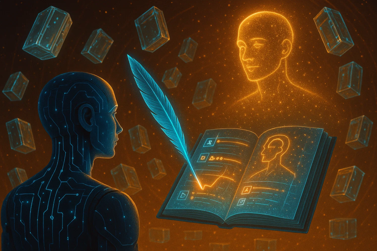 AI가 집필한 자서전: 나는 어떤 사람으로 기록될까? 관련 사진