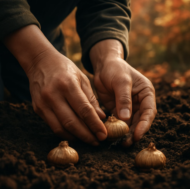첫 번째 비결: 시작이 반, 구근 심는 시점