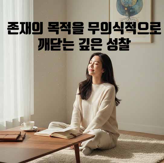 인생의 의미 발견: 존재의 목적을 무의식적으로 깨닫는 깊은 성찰