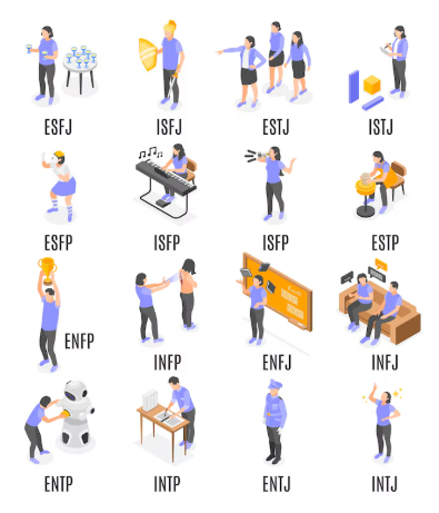성격 유형별 추천 직업