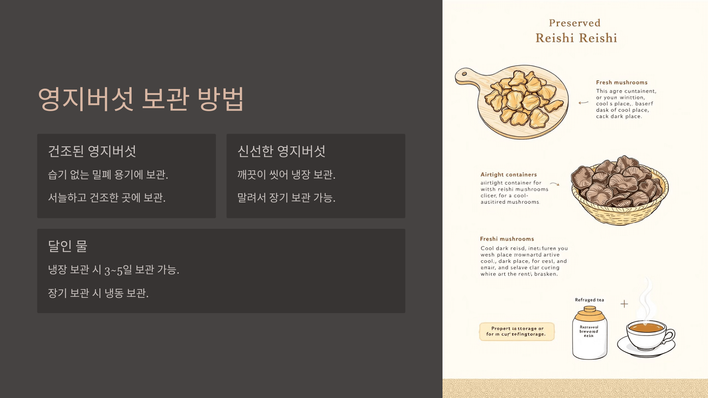 영지버섯 사진입니다.