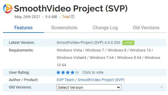SmoothVideo-Project-(SVP)