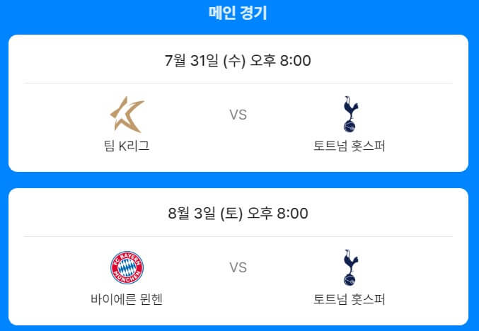 쿠팡플레이 시리즈 토트넘