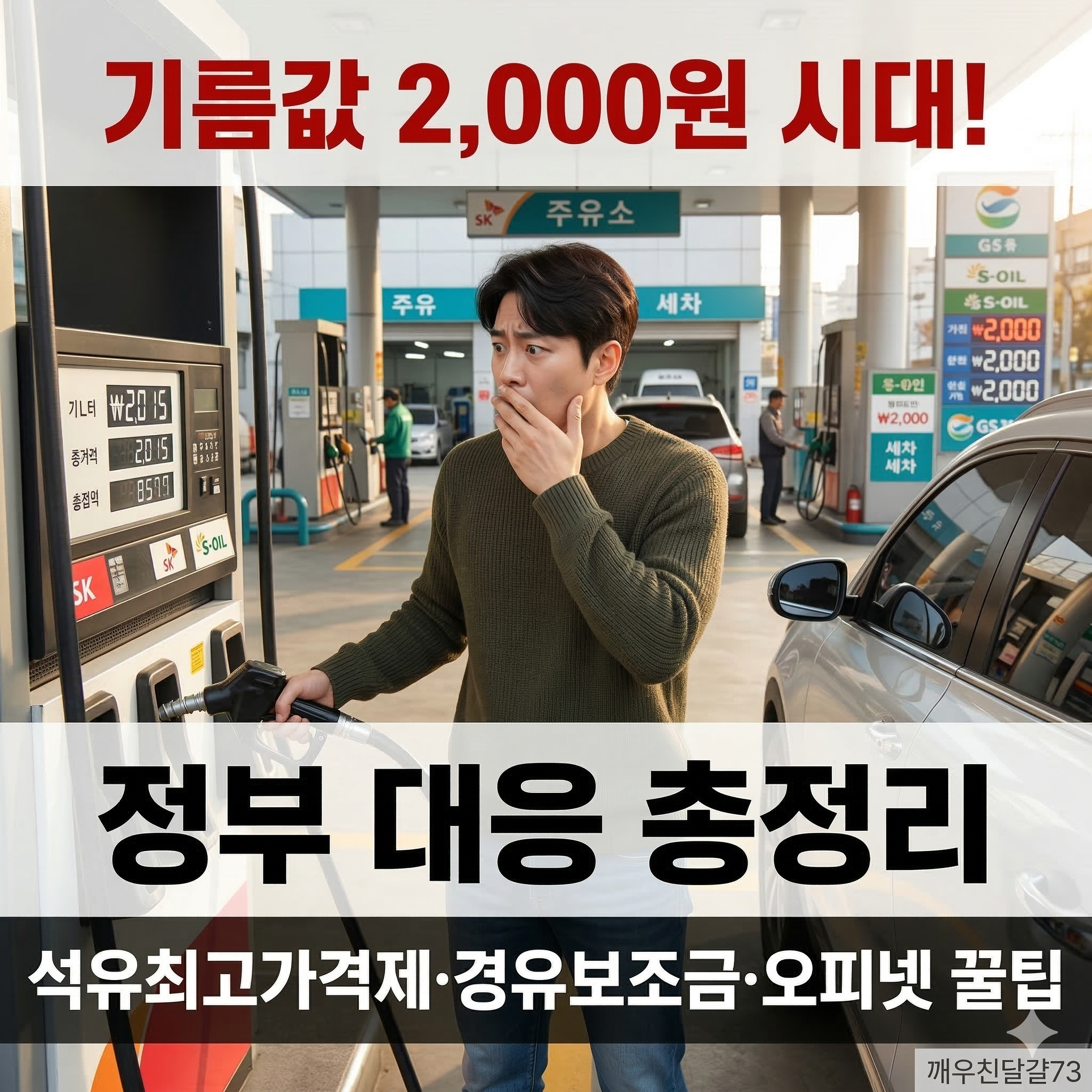 기름값 2000원 돌파! 석유 최고가격제&middot;경유보조금&middot;오피넷 꿀팁 총정리