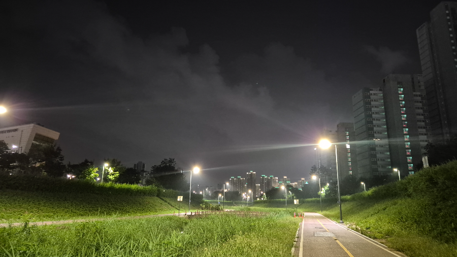 양주 옥정동 호수공원 마지막 지점 전경