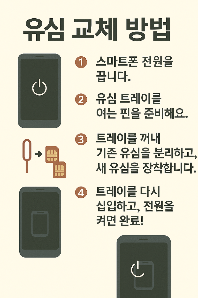 유심 교체 방법 안내