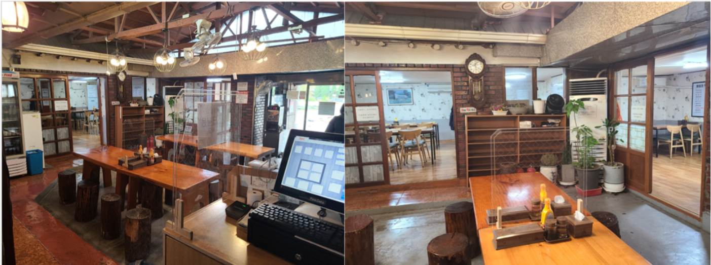 안산 맛집 화정리 막국수 내부