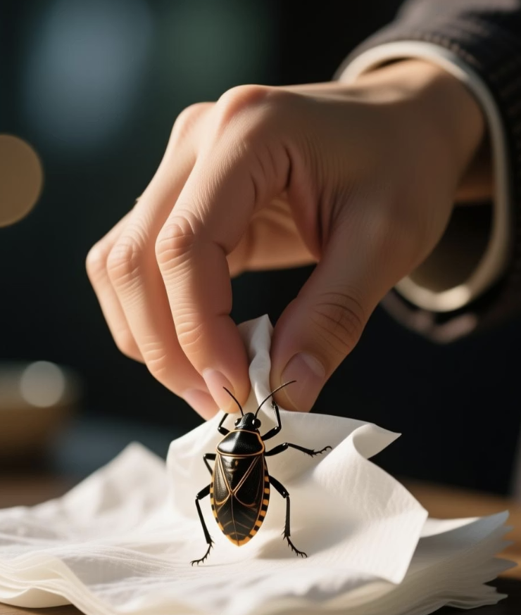 3. 절대 금물! 손으로 잡거나 때리지 마세요