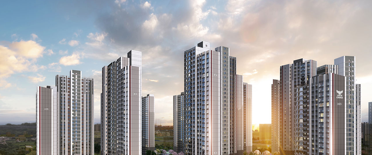 천안 롯데캐슬 더 청당 조감도