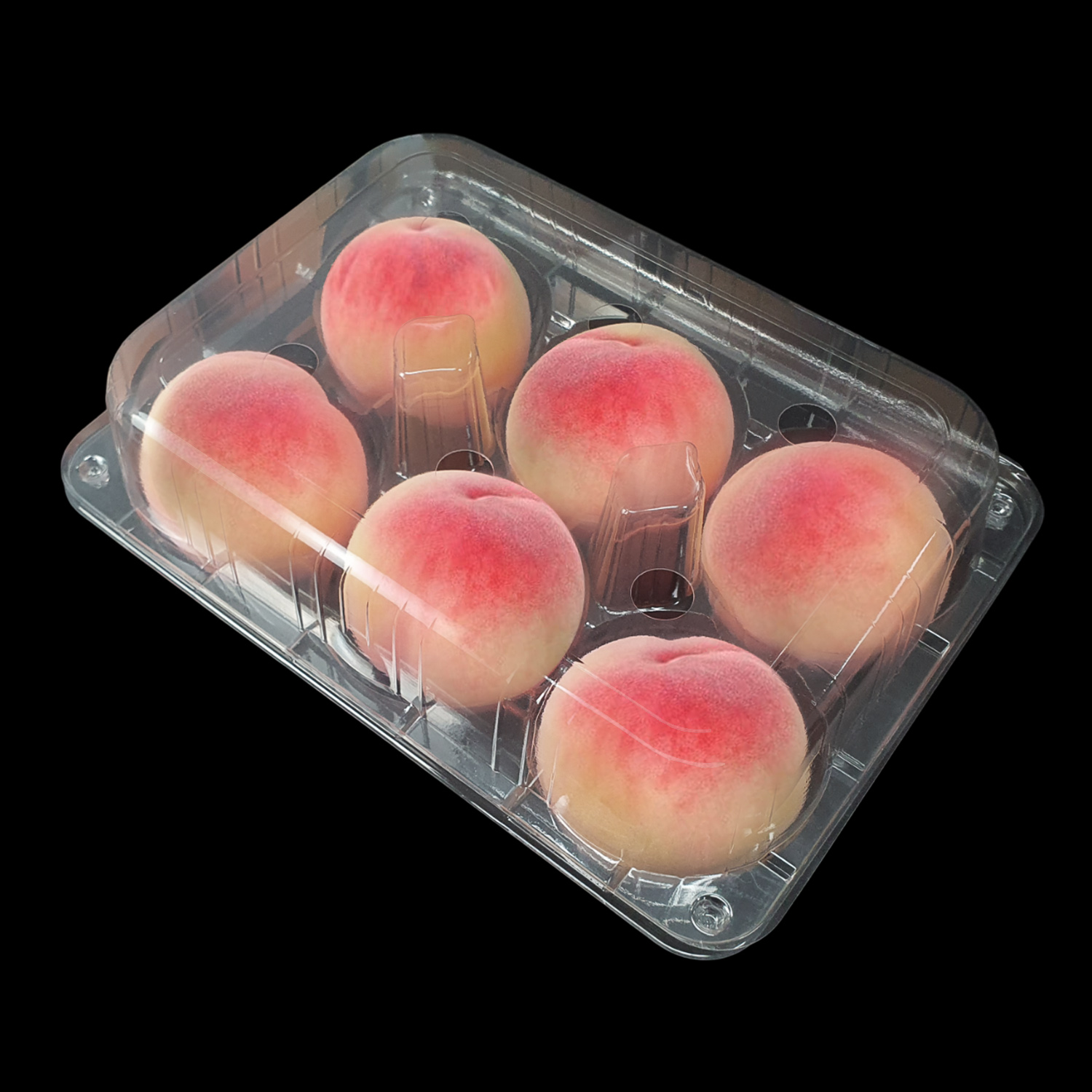 복숭아용기 clear peach container