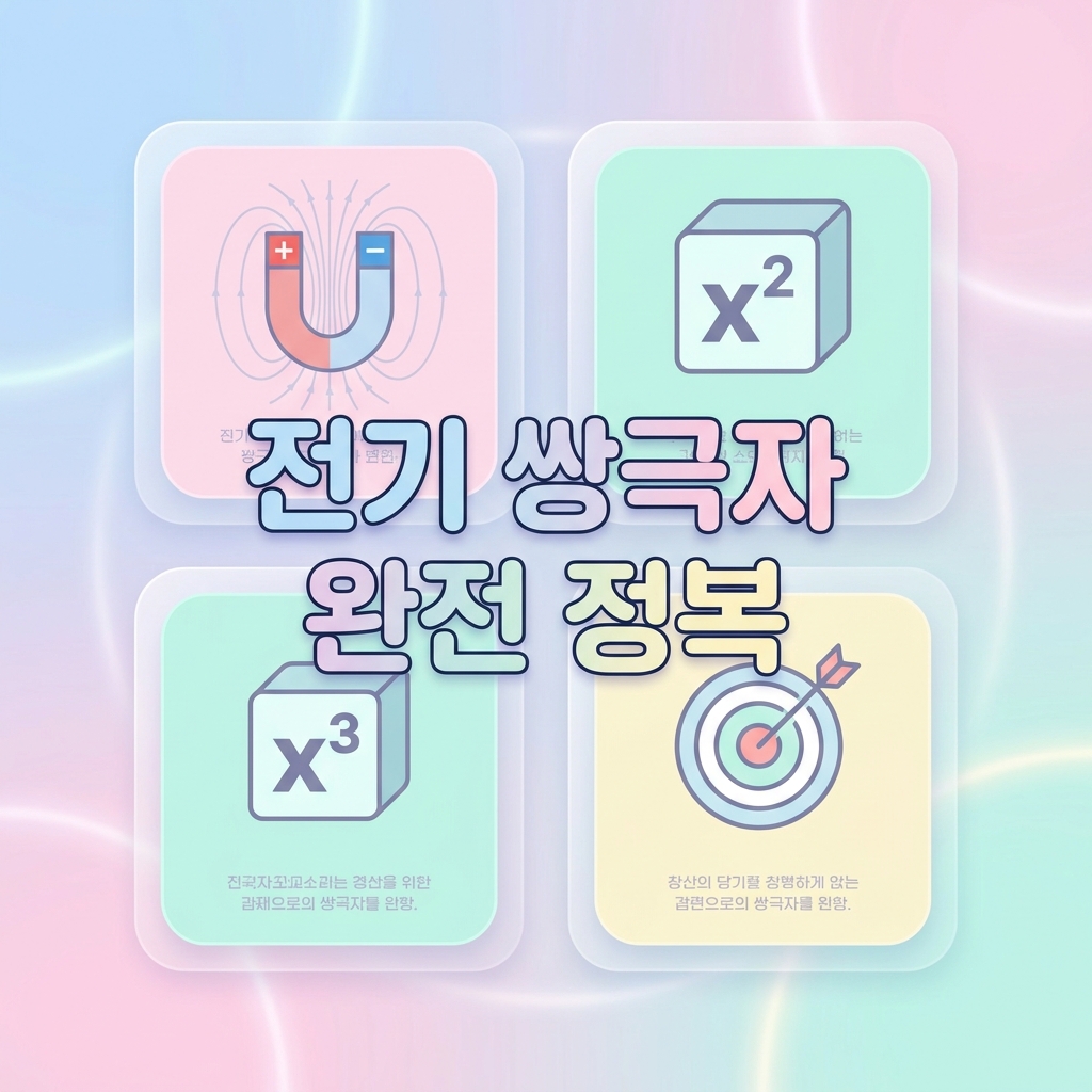 [전자기학] 제2장 진공 중의 정전계 (전기 쌍극자의 전위와 전계)