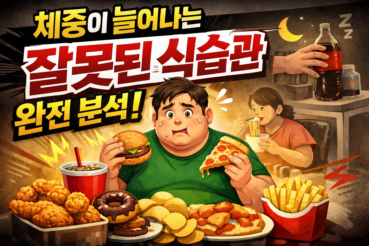 살찌는 음식 조합 완전 분석