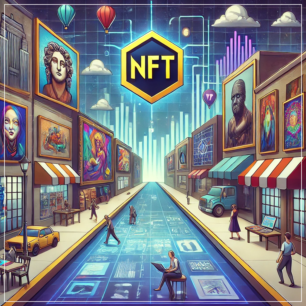 NFT 마켓플레이스를 나타낸 이미지