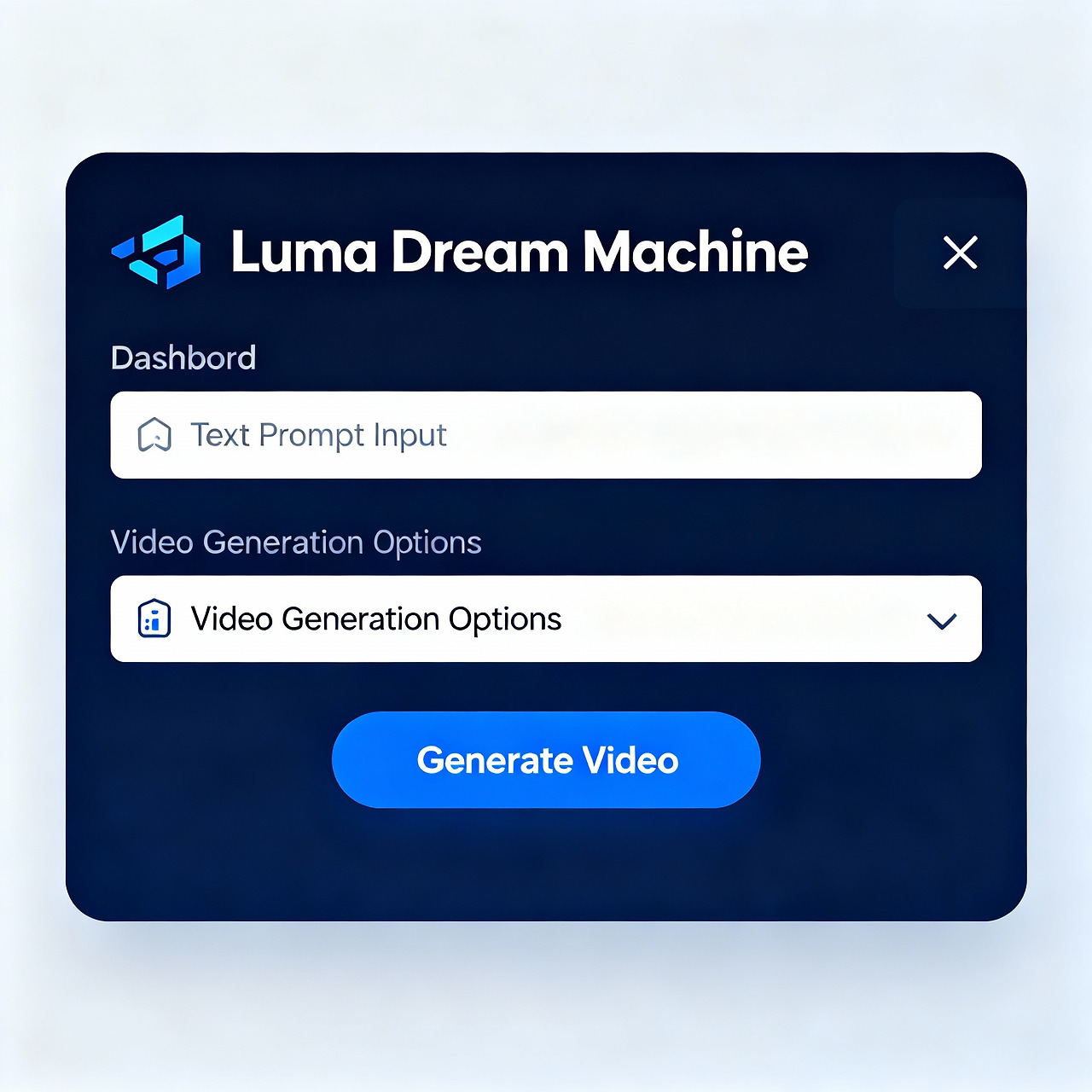 Luma AI Dream Machine의 직관적인 사용자 인터페이스