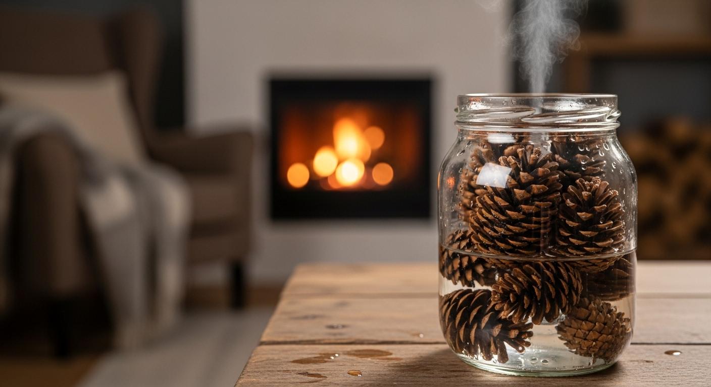 솔방울 가습기 만들기