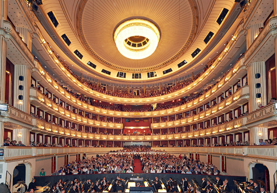 오스트리아 빈 국립 오페라하우스 내부 사진