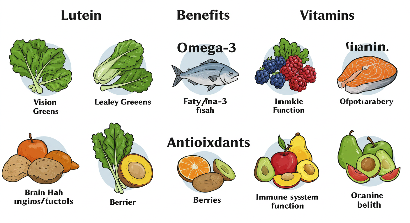 비문증, 눈 건강, 루테인
