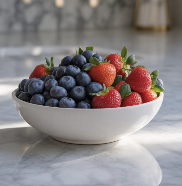 보석 같은 항산화 군단: 베리류 (블루베리, 딸기)