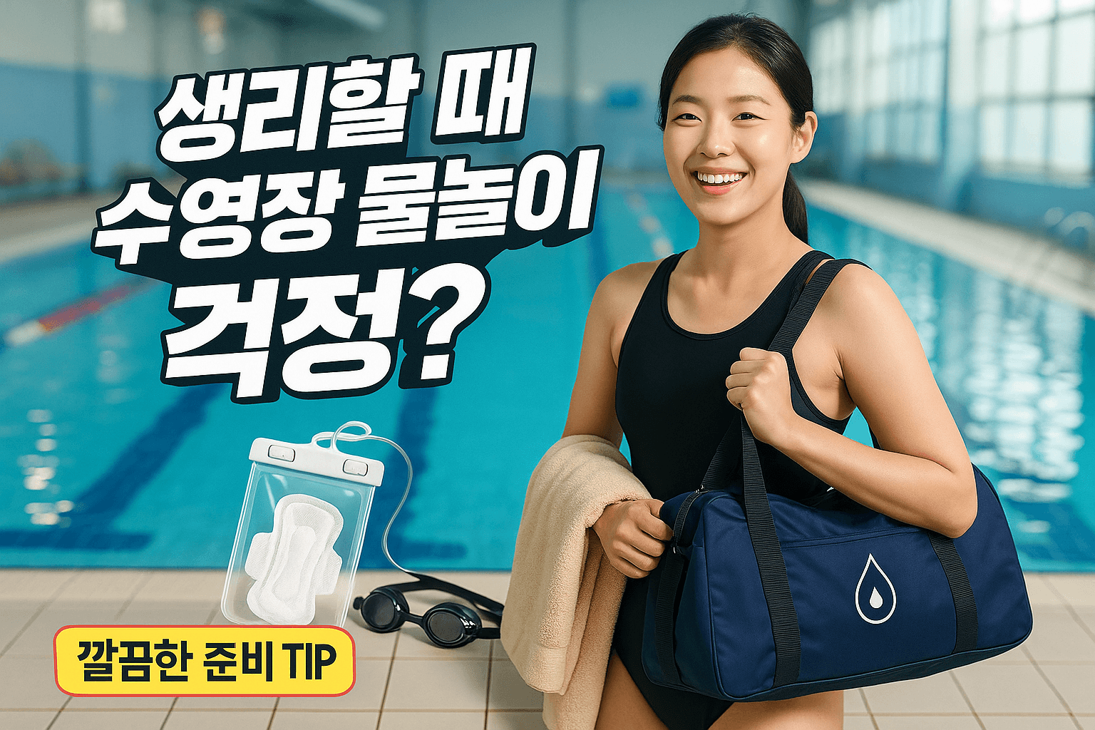 생리할 때 수영장 물놀이 걱정? 감염 예방법과 안전한 제품 추천
