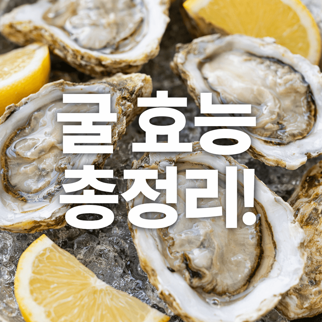 굴 효능 총정리! 면역력부터 정력까지, 바다의 우유를 먹자 썸네일 이미지